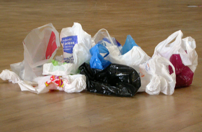 Interactive Plastic Carrier Bags, Goldsmiths College, 2004